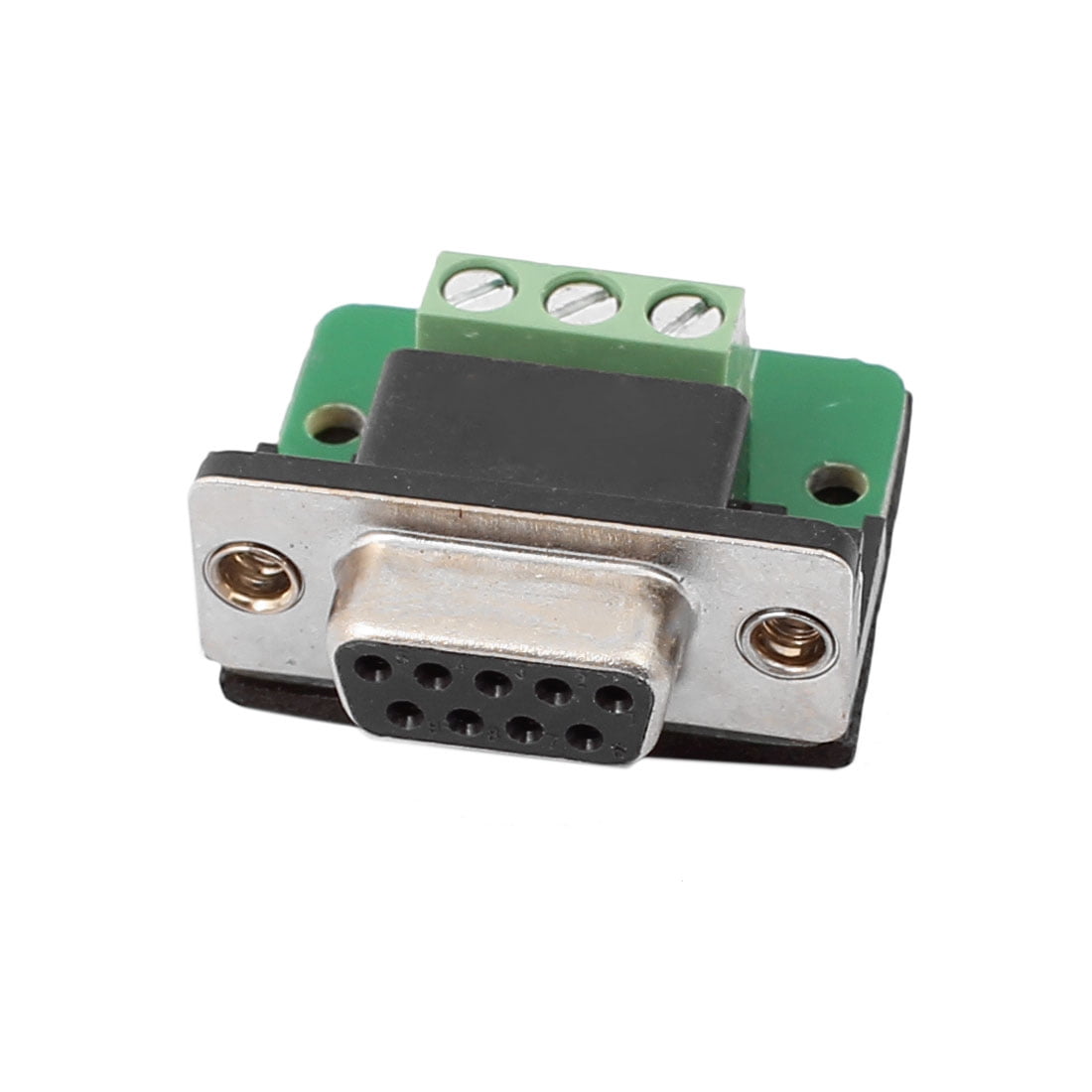 Honglei Adaptateur femelle 9 broches DB9 Breakout Connecteur /à borne de c/âblage M/âle S/érie Adaptateurs Port Breakout Board Adaptateur bloc sans soudure avec bo/îtier Long Boulons Tuyau queue